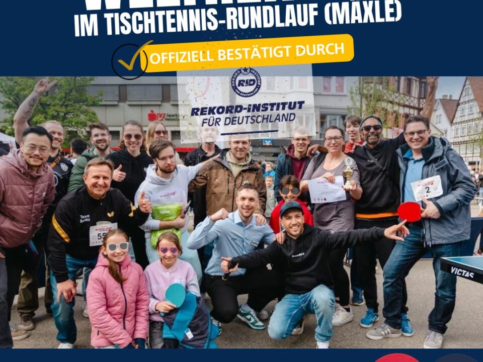 Weltrekord im Mäxle